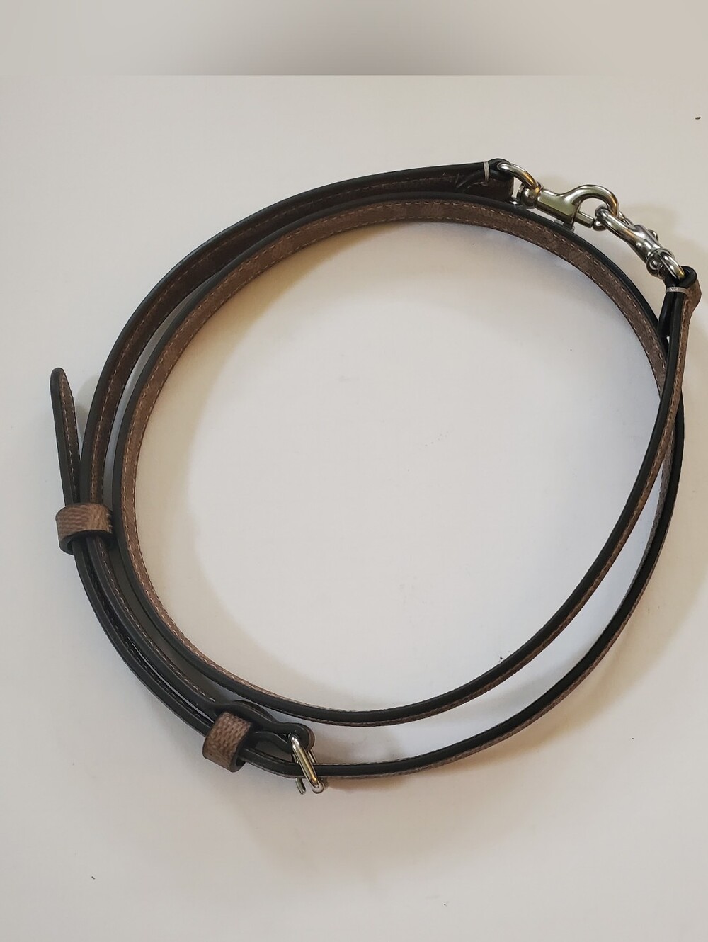 NWT Coach Mini Teri Crossbody with chain Bright Mandarin - Picture 9 of 10